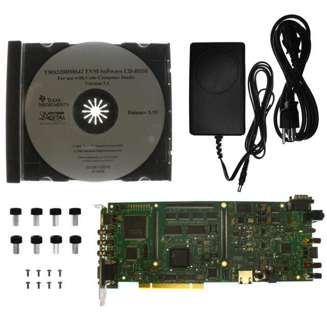 TMDSEVM642 Texas Instruments  Cartes d'évaluation - Embarquées - MCU DSP